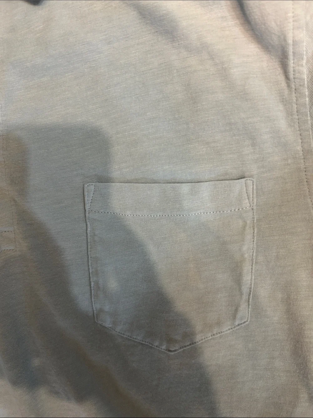 J. Crew Men’s Light Blue Cotton Polo with Chest Pocket
